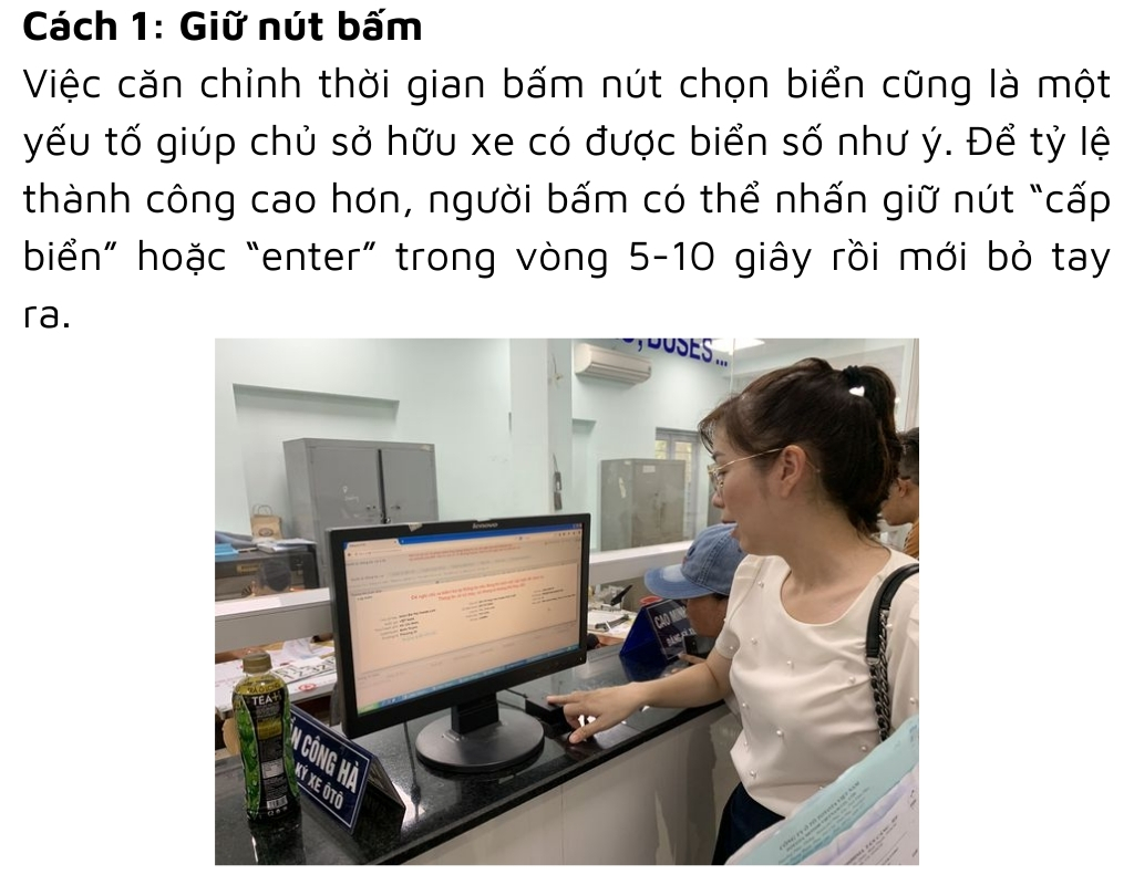 Một vài mẹo cho khách hàng để sở hữu được biển số xe đẹpMột vài mẹo cho khách hàng để sở hữu được biển số xe đẹp