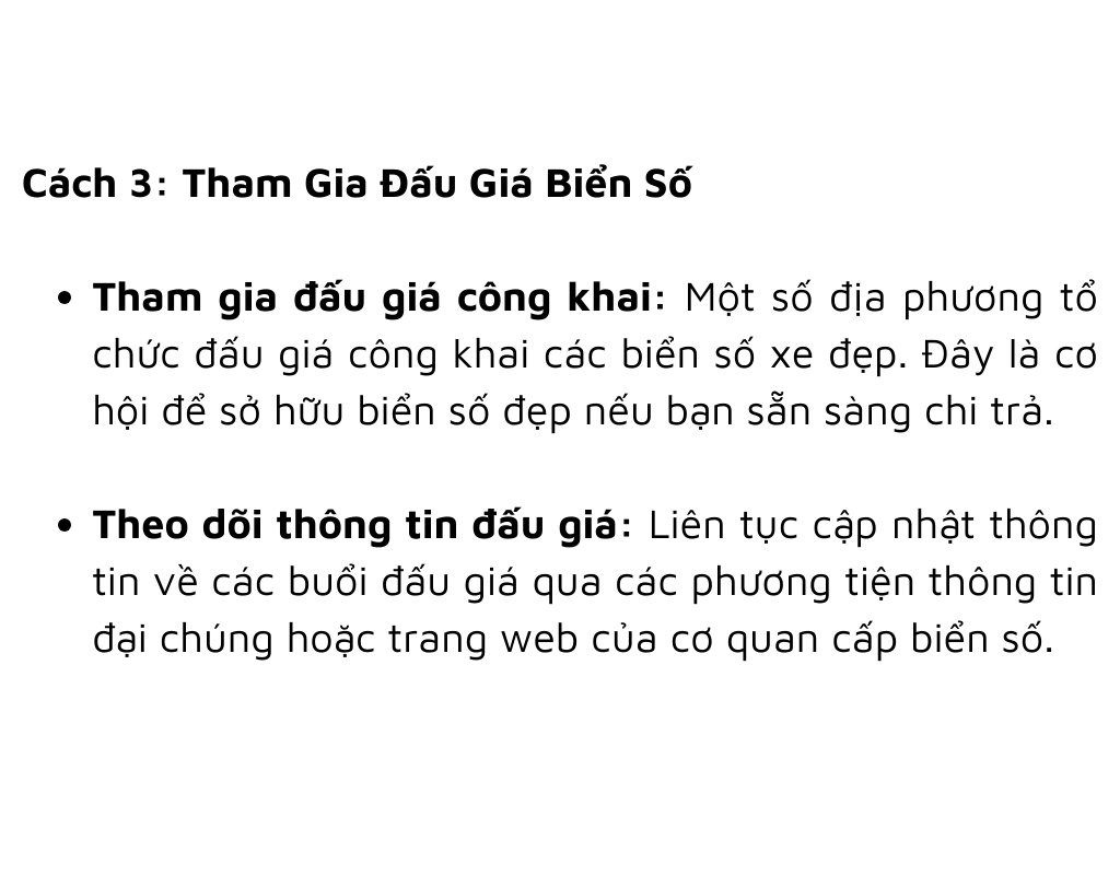 Nhờ bên dịch vụ đấu giá biển số xe uy tín