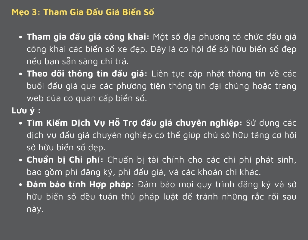 Nhờ bên dịch vụ đấu giá uy tín khi muốn sở hữu biển số xe ô tô Bình Dương 