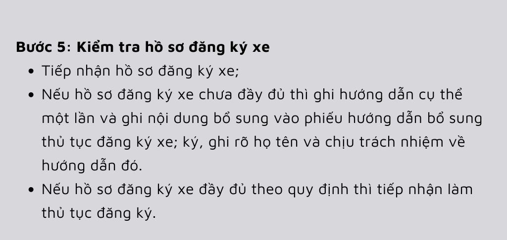 Tiếp nhận hồ sơ và kiểm tra hồ sơ đăng ký