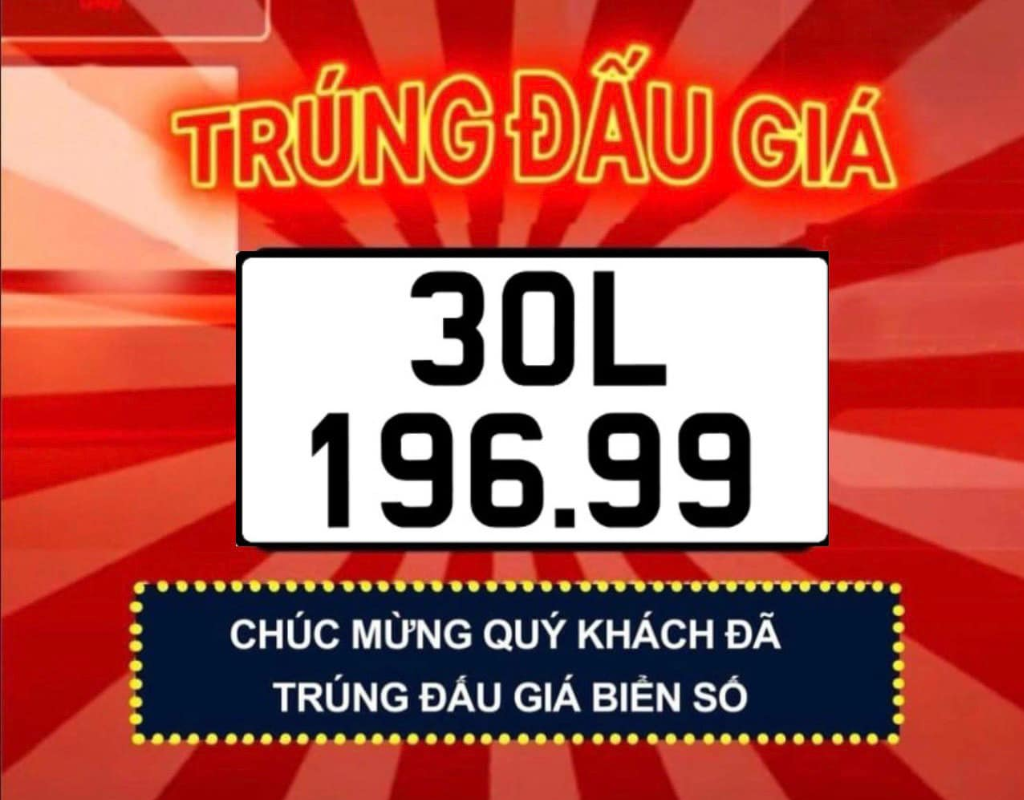 Tham gia đấu giá lựa chọn biển số xe