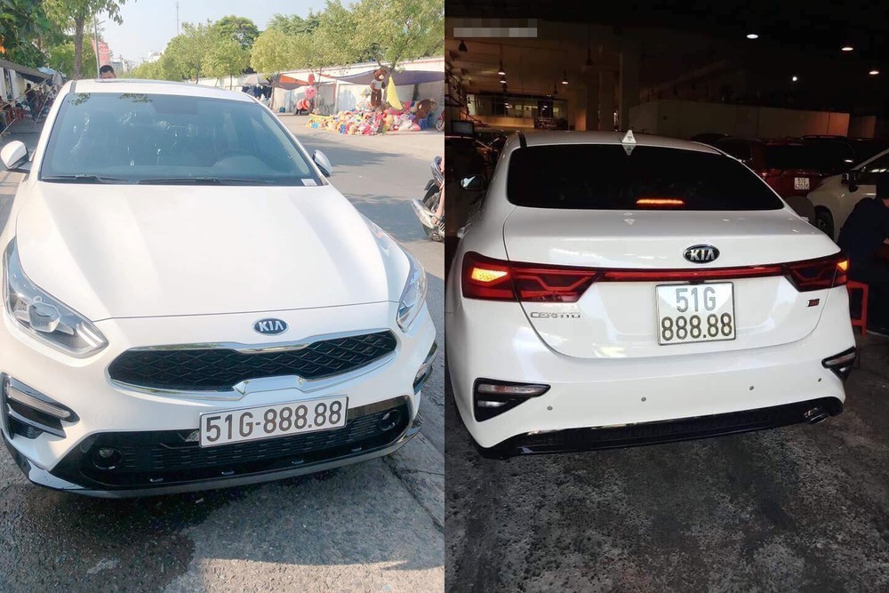 Kia Cerato với biển số 51G-888.88