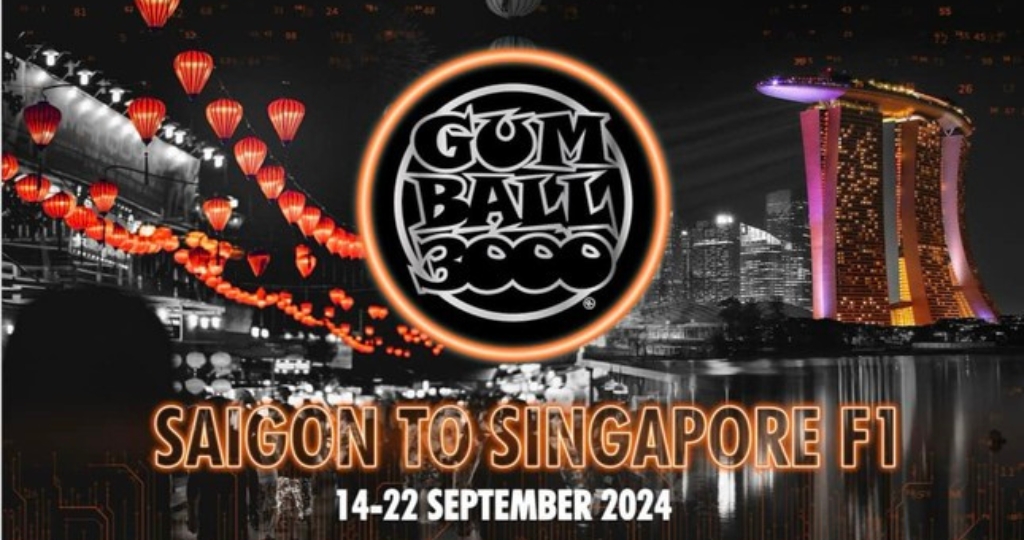 Sự kiện Gumball 3000 năm 2024 xuất phát từ Sài Gòn và kết thúc tại Singapore