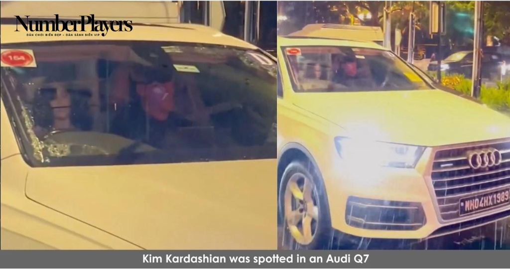 Kim Kardashian cùng với chiếc Audi Q7 biển 1989